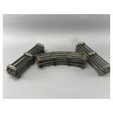 Ives Train Track Set 8 Curved & 16 Straight Tracks