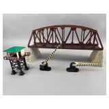 Train Bridge & Accessories Set