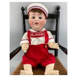 Antique Alt Beck & Gottschalck Bisque Head Doll
