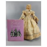 Antique Doll & 'Dolls of Yesterday' Book