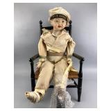 Elektra T.N.C. NY Composite Sailor Doll, Marked