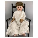 Bisque Head Composite Body Doll, Marked 152 13