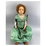 Antique 24' German-Style Doll, Celluloid Head