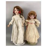 Pair of German Bisque Dolls, Armand Marseille & 11