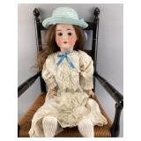 24' Queen Louise Bisque Head Doll