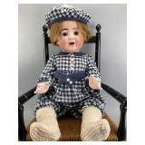 ABG 1352 Toddler Doll, Bisque Head