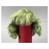 Green Vintage Doll Wig, Size 8, 1940-50s, New Old