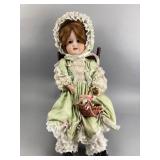 Simon & Halbig 914 Bisque Girl Doll, Reproduction
