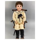 Cuno & Otto Dressel 1912-4 Boy Doll Bisque Head,