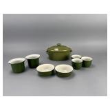 Hall Green Ceramic Cookware Set