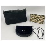 Three Black Fabric Bags