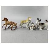 Porcelain Animal Figurines Marked 