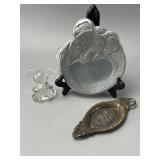 Arthur Court Aluminum Koala Plate & Two Items