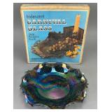 Indiana Glass Co. Hostess Plate Carnival Glass