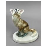 Ceramic Animal Figurine with Crown Mark