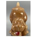 McCoy Pottery Thinking Hound Dog Cookie Jar
