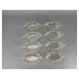 Set of Eight Glass Serving Dishes