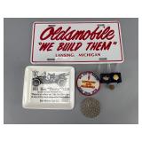 Oldsmobile & Reo Collectibles, License Plate &