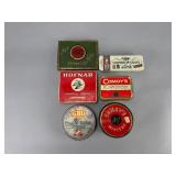 Vintage Metal Tobacco Tins Collection