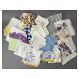Assorted Handkerchiefs and Linens