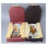 Pair of Knowles Seasonal Decorative Plates