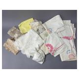 Assorted Crochet and Embroidered Linens