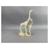 Porceval Porcelain Giraffe Figurine, Made in Spain