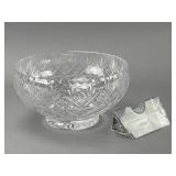 Waterford Crystal Piece & Scottish Crystal Bowl