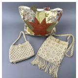 Group of Three Collectible Bags