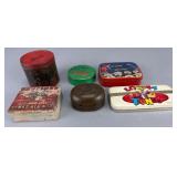 Group of Vintage Tins and Containers