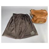 Coach Brown Leather Handbag with Storage Bag