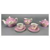 Porcelain Tea Set, Five Pieces, Floral Design
