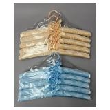 Padded Hangers Lace Beige and Blue