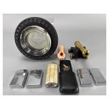 Goodyear Glass Dish & Assorted Collectibles, Glass