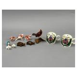 The Willows R.D.A. Ceramic Salt Pepper Shakers