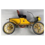 Firestone Tin Toy Car Yellow