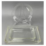 Pyrex Glass Baking Dishes, Rectangular & Round