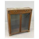 Slich Furniture Wooden Cabinet with Glass Doors