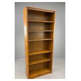 Wooden Bookshelf With Fixed Shelves