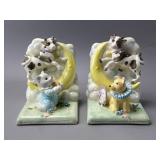 Ceramic Figurine Pair Hey Diddle Diddle