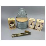 Taylor Home Candy Thermometer in Metal Container