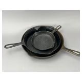 Griswold Cast Iron Skillet Set, 3 Pieces