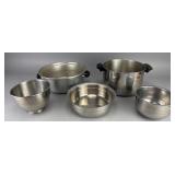 Revere Ware Metal Cookware Grouping