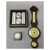 Weather Station with Barometer and Thermometer