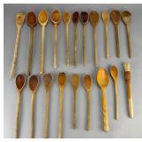 Assorted Wooden Cooking Utensils
