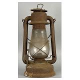 Metal Lantern with Glass Globe