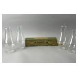 Aladdin Glass Chimneys for Mantle Lamps