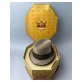 Knox Straw Fedora Hat with Ribbon Band