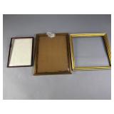 Three Assorted Picture Frames