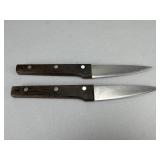 Vencer Stainless Steel Utility Knives, Pair